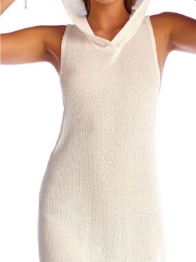 Vitamin A Cream Hooded Cover Up
